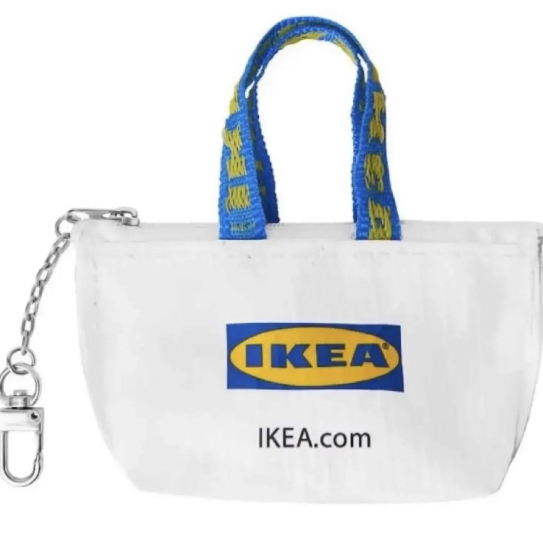 IKEA(イケア)のIKEA  クノーリグ  Sホワイト  ミニバッグ  1個 レディースのファッション小物(ポーチ)の商品写真