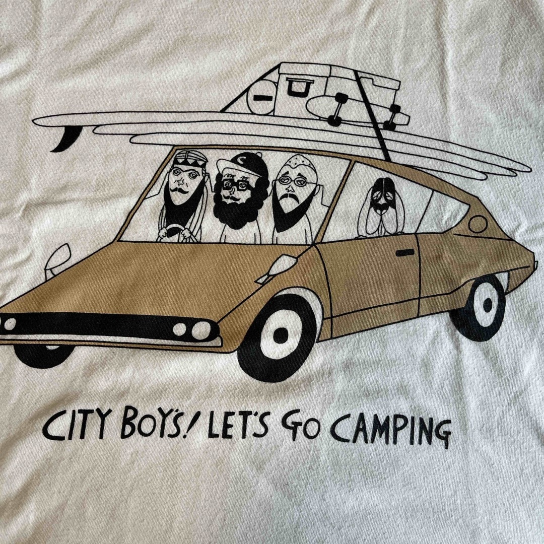 【XL】chi-bee Let's go CAMP!  ロンT メンズのトップス(Tシャツ/カットソー(七分/長袖))の商品写真