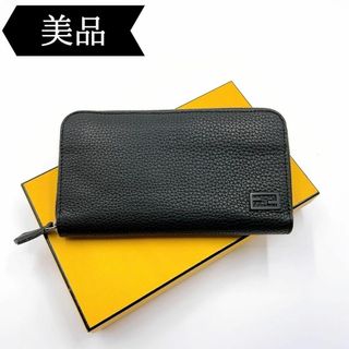 フェンディ(FENDI)の◇フェンディ◇7M0210/ラウンドファスナー/長財布/レザー/ブランド(財布)