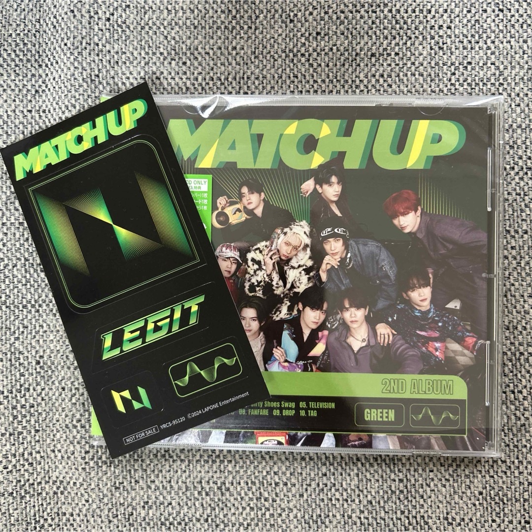 INI MATCH UP GREEN 2ndアルバム エンタメ/ホビーのCD(K-POP/アジア)の商品写真