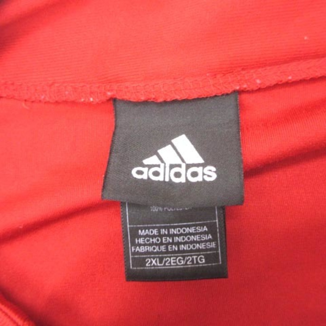 adidas(アディダス)のアディダス ネブラスカ大学 ベースボールシャツ 半袖 赤 2XL 大きいサイズ メンズのトップス(シャツ)の商品写真