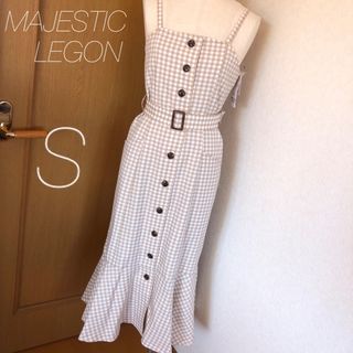 マジェスティックレゴン(MAJESTIC LEGON)の【新品】マジェスティックレゴン　マーメイドキャミワンピ(ロングワンピース/マキシワンピース)