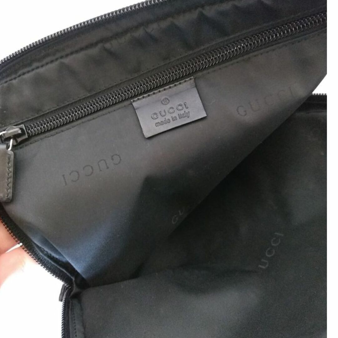 Gucci(グッチ)の【マサ様専用】グッチ・ナイロン・クラッチバッグ メンズのバッグ(セカンドバッグ/クラッチバッグ)の商品写真