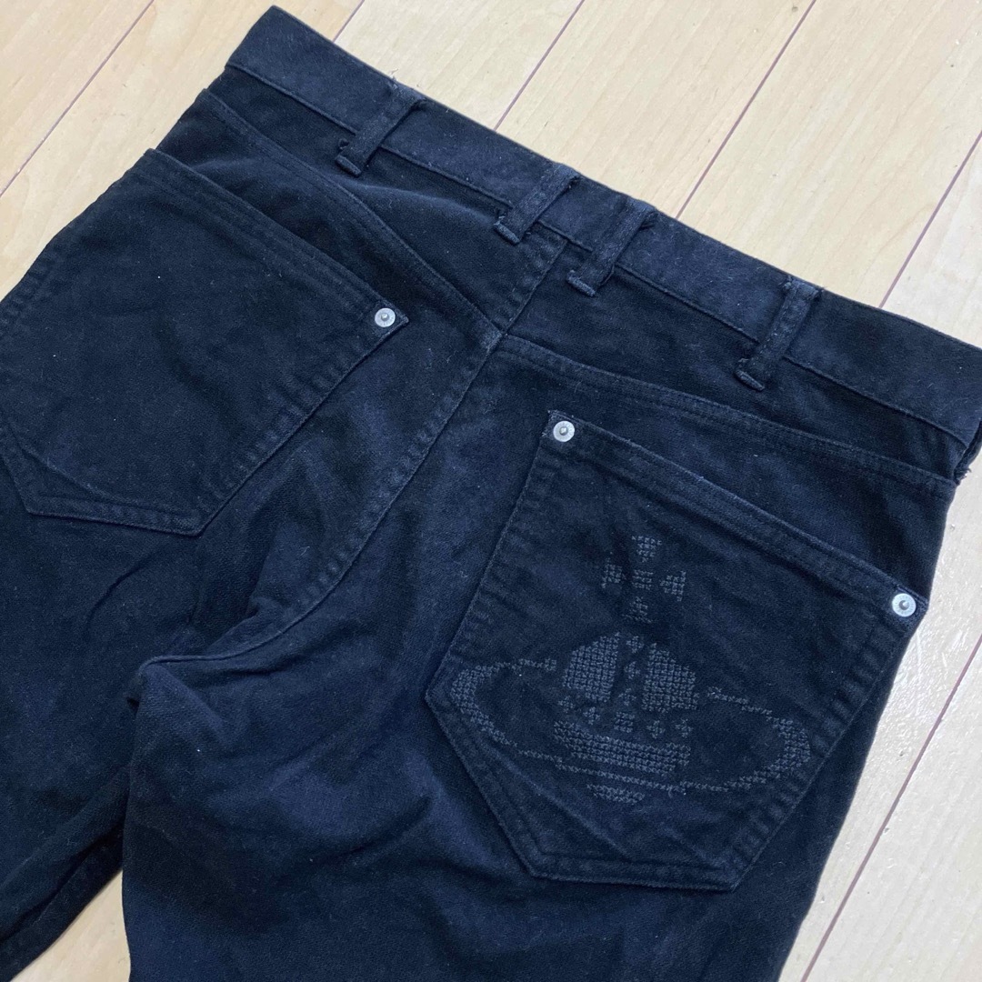 Vivienne Westwood MAN ストレッチパンツ　ブラック　44