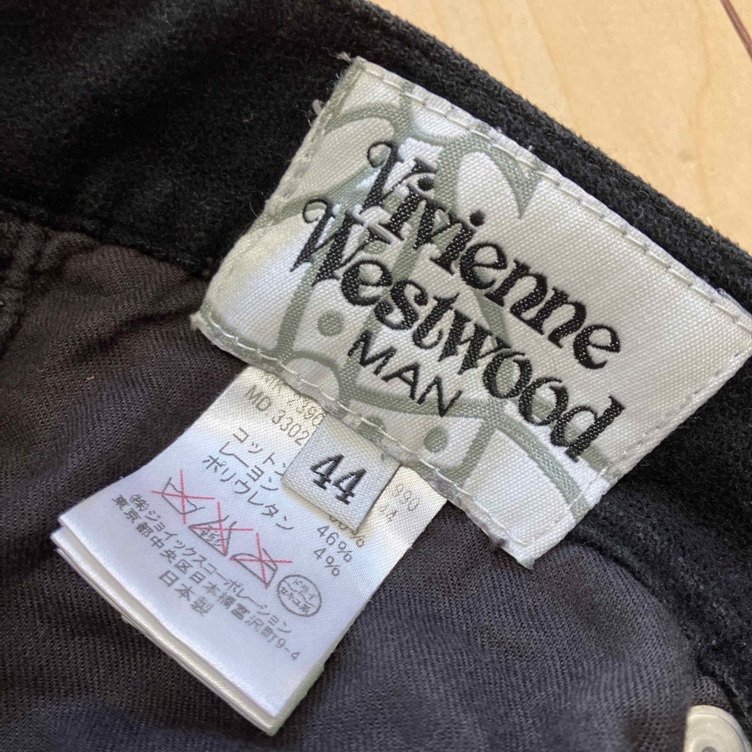 Vivienne Westwood MAN ストレッチパンツ　ブラック　44