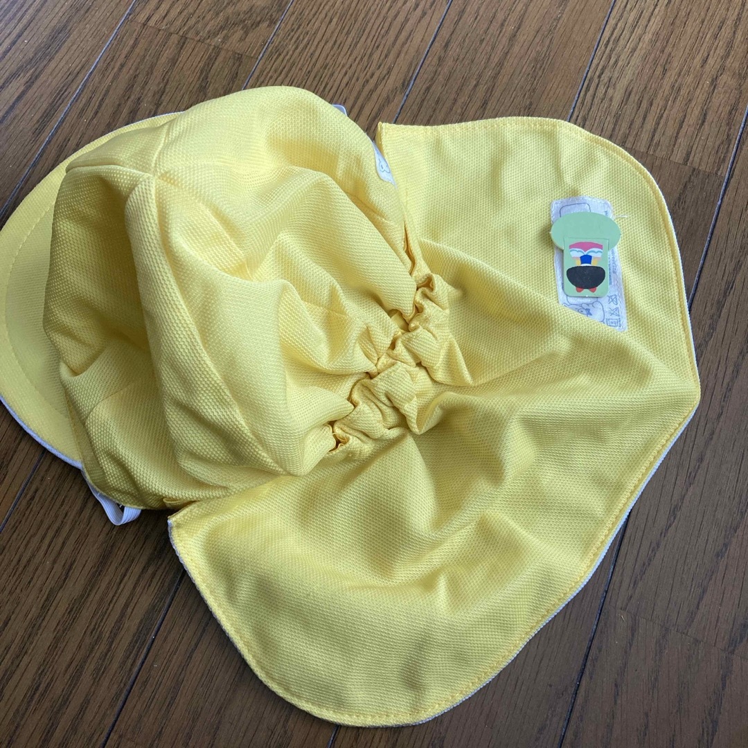 ひかりのくに　帽子　白✖️黄色 キッズ/ベビー/マタニティのこども用ファッション小物(帽子)の商品写真