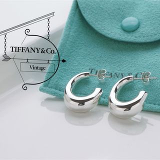 ティファニー(Tiffany & Co.)のモモンガ様専用 TIFFANY&Co.ヴィンテージ ハーフ フープ ピアス(ピアス)