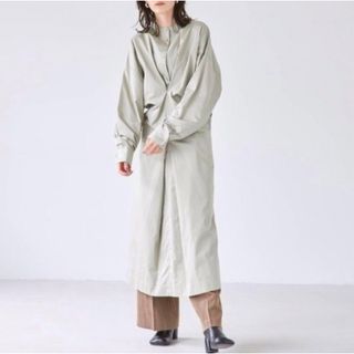 トゥデイフル(TODAYFUL)の★TODAYFUL★新品★ トゥデイフル フロントタックシャツドレス(ロングワンピース/マキシワンピース)