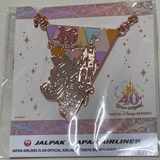 ディズニー(Disney)のディズニー 40周年記念 チャーム 限定 非売品 旅行 JAL バッグチャーム(バッグチャーム)