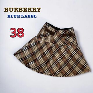 BURBERRY BLUE LABEL - ご確認用売約済 バーバリー スカート 白 ニット ...