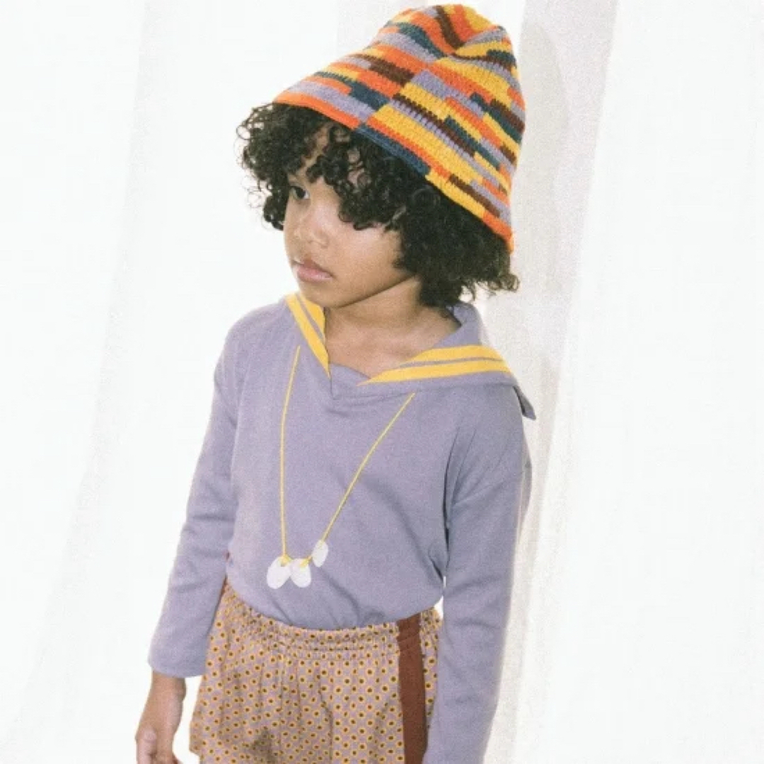 Misha & Puff(ミーシャアンドパフ)のMISHA & PUFF 　Sailor Top- Pewter 6y キッズ/ベビー/マタニティのキッズ服女の子用(90cm~)(Tシャツ/カットソー)の商品写真