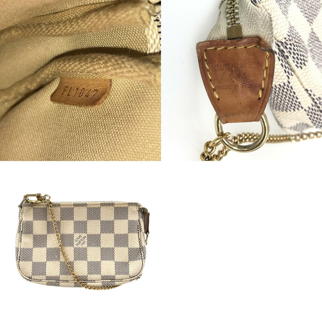 LOUIS VUITTON(ルイヴィトン)のルイ・ヴィトン ダミエ アズール ミニ ポシェット アクセソワール N58010 ポーチ レディースのファッション小物(ポーチ)の商品写真