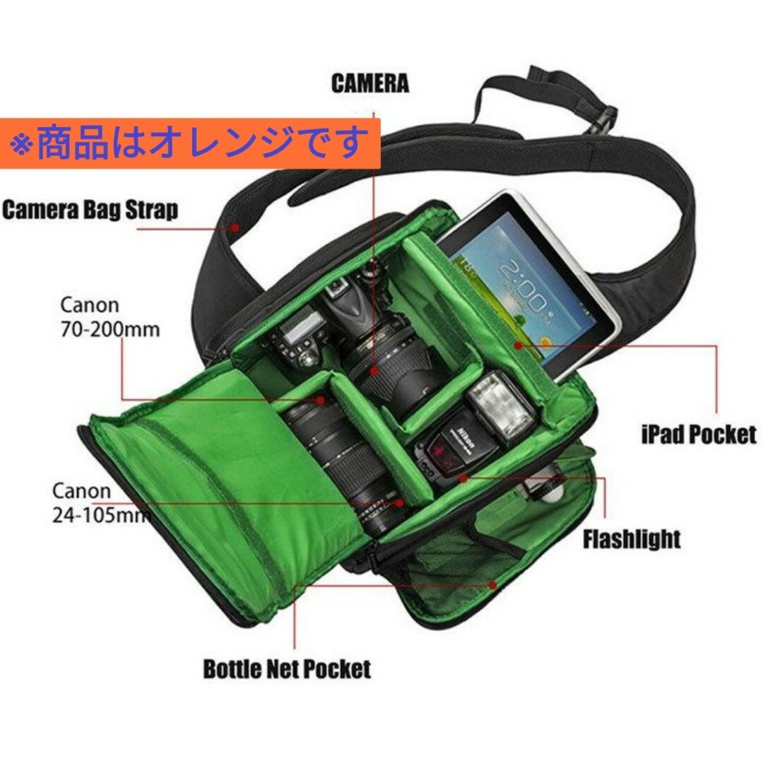 【新品未使用】カメラバッグ　ショルダー　速写対応 スマホ/家電/カメラのカメラ(ケース/バッグ)の商品写真