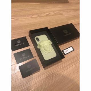 ヴェルサーチ(VERSACE)の新品未使用　versace iPhone X/Xs ケース 正規品(iPhoneケース)