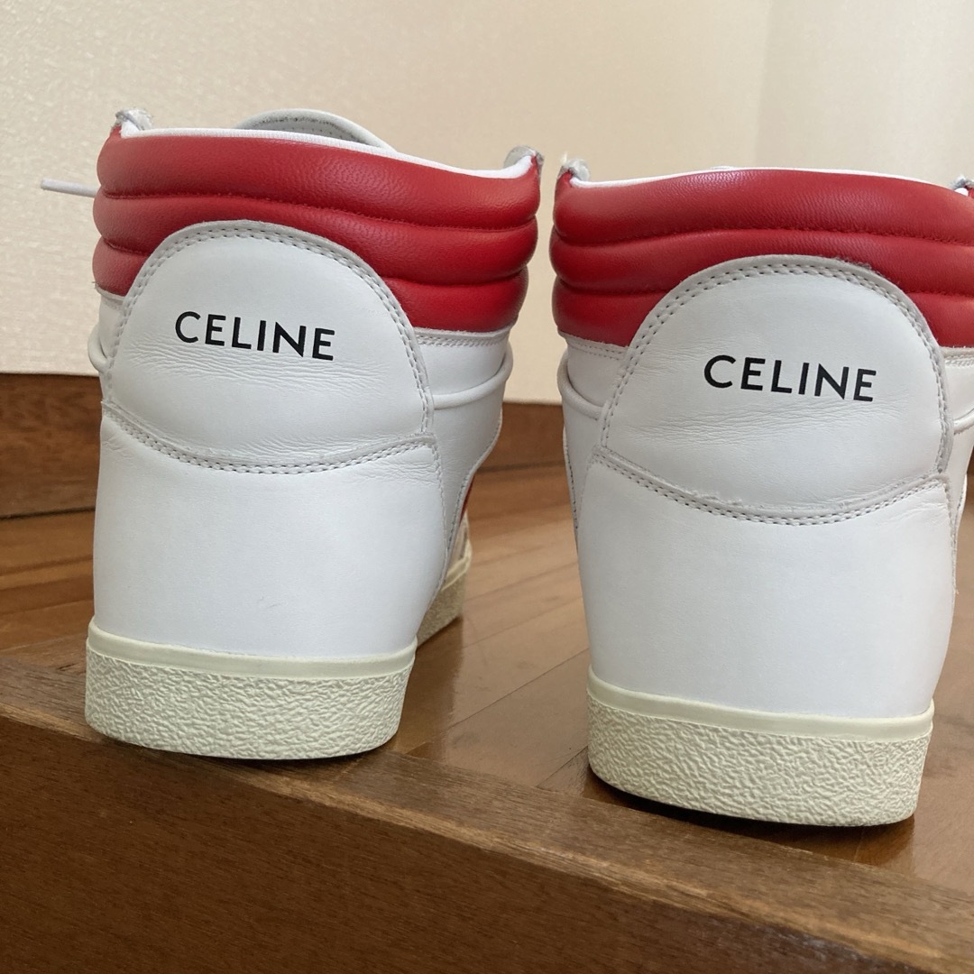 celine(セリーヌ)の美品　CELINE セリーヌ　ブレーク　 ハイカットスニーカー シューズ　36 レディースの靴/シューズ(スニーカー)の商品写真