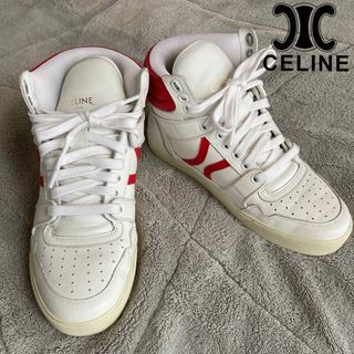 セリーヌ(celine)の美品　CELINE セリーヌ　ブレーク　 ハイカットスニーカー シューズ　36(スニーカー)