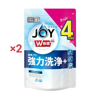 ジョイ W除菌 食洗機用洗剤 除菌 詰め替え 490g×2(洗剤/柔軟剤)