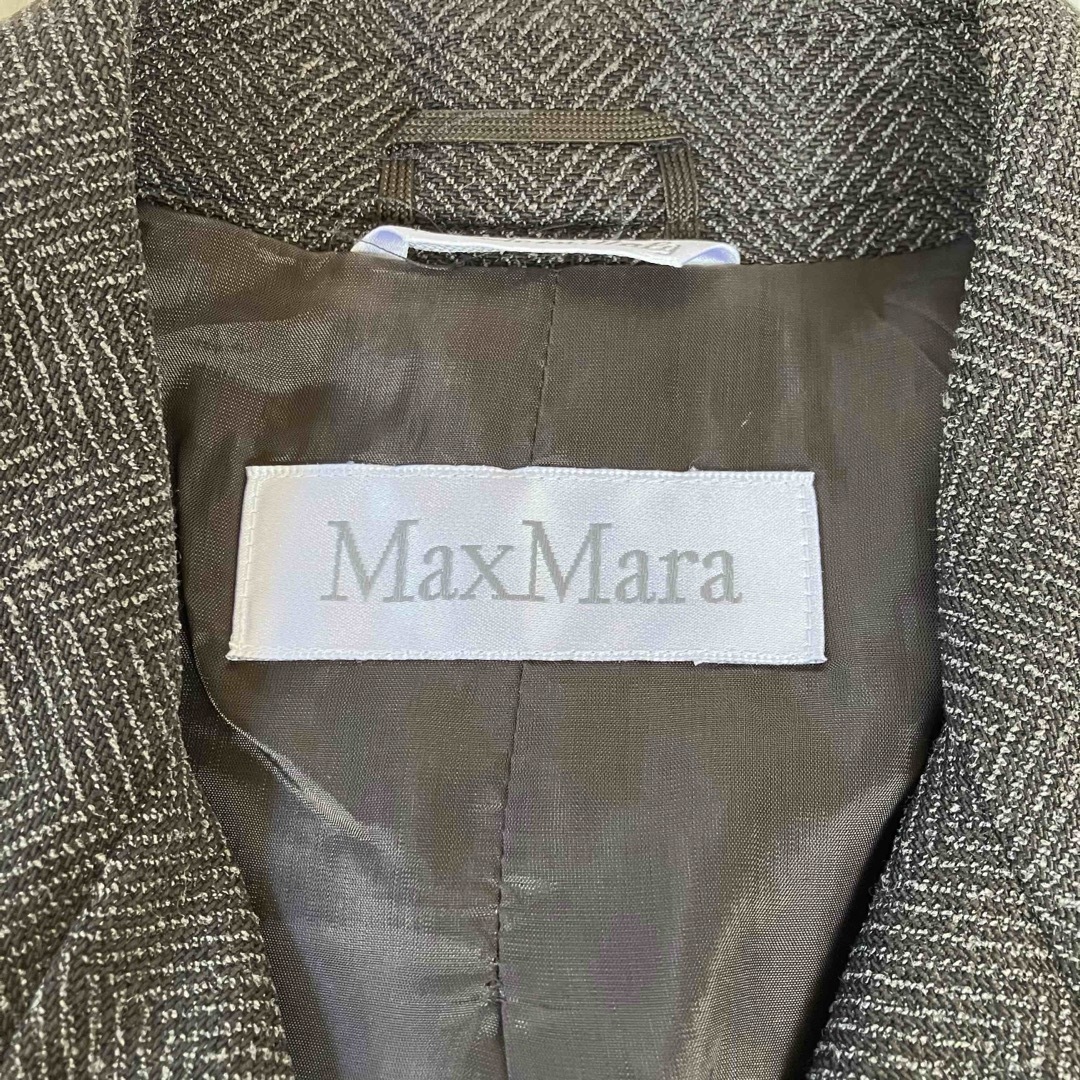 Max Mara(マックスマーラ)のMax Mara 白タグ セットアップ スカートスーツ シルク混 40 レディースのフォーマル/ドレス(スーツ)の商品写真