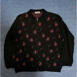 TTT_MSW - TTT_MSW 20AW flower knit polo