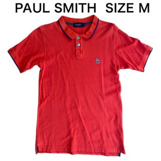 ポールスミス(Paul Smith)のPAUL SMITH ポール スミス ポロシャツ ゼブラ オレンジ サイズM(ポロシャツ)