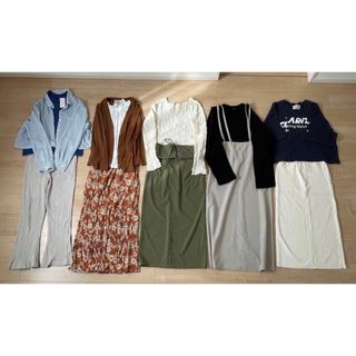 アーバンリサーチ(URBAN RESEARCH)の激安 新品5点入 20点冬春服レディース服まとめ売り 通勤服 大学生 IENA(セット/コーデ)