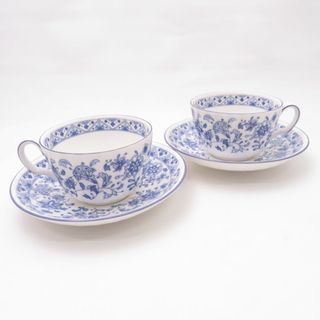 ミントン(MINTON)の美品 MINTON ミントン SHALIMAR シャリマー ティーカップ＆ソーサー 2客 ペア SY8326G (グラス/カップ)