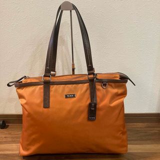 TUMI - 【良品】TUMI トゥミ 高密度ナイロン×レザー トートバッグ  大容量 A4◎