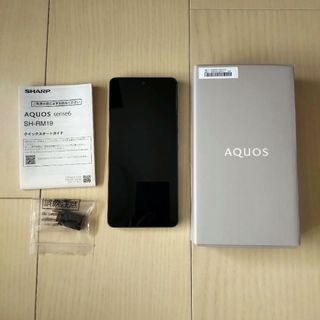 アクオス(AQUOS)の☆SHARP☆AQUOS sense6　ブラック(スマートフォン本体)