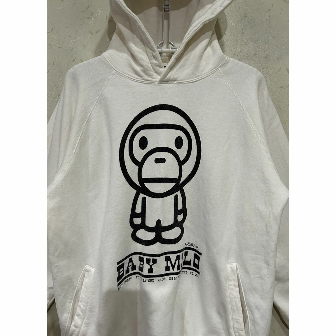 A BATHING APE(アベイシングエイプ)の＊アベイシングエイプ BABY MILO スウェット プルオーバーパーカー S メンズのトップス(パーカー)の商品写真