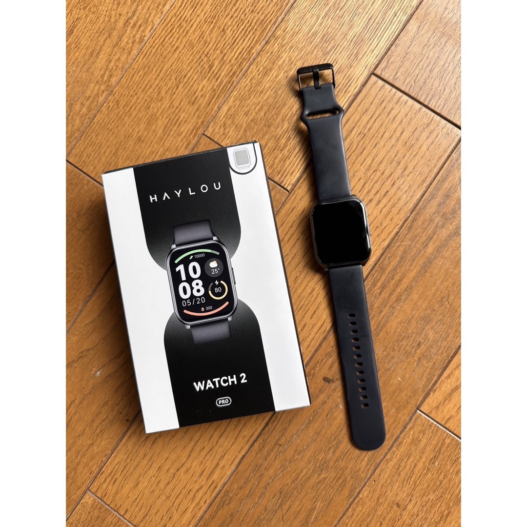 HAYLOU Watch 2 Pro スマートウォッチ ブラック 健康 メンズの時計(腕時計(デジタル))の商品写真