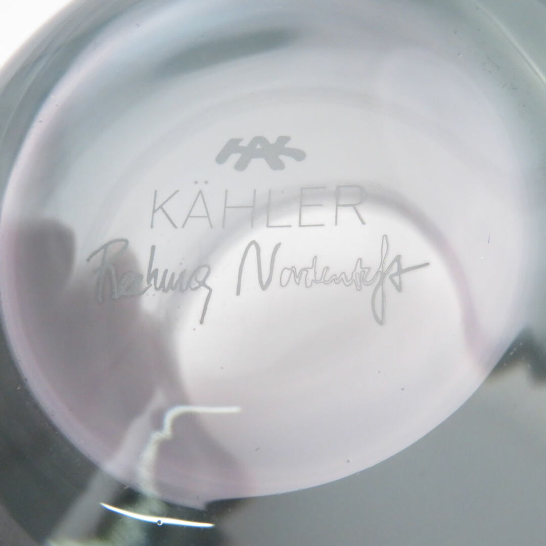 Kahler(ケーラー)の美品 KAHLER ケーラー オマジオ 花瓶 ティーライトホルダー 花びん ベース SM1702E  インテリア/住まい/日用品のインテリア小物(花瓶)の商品写真