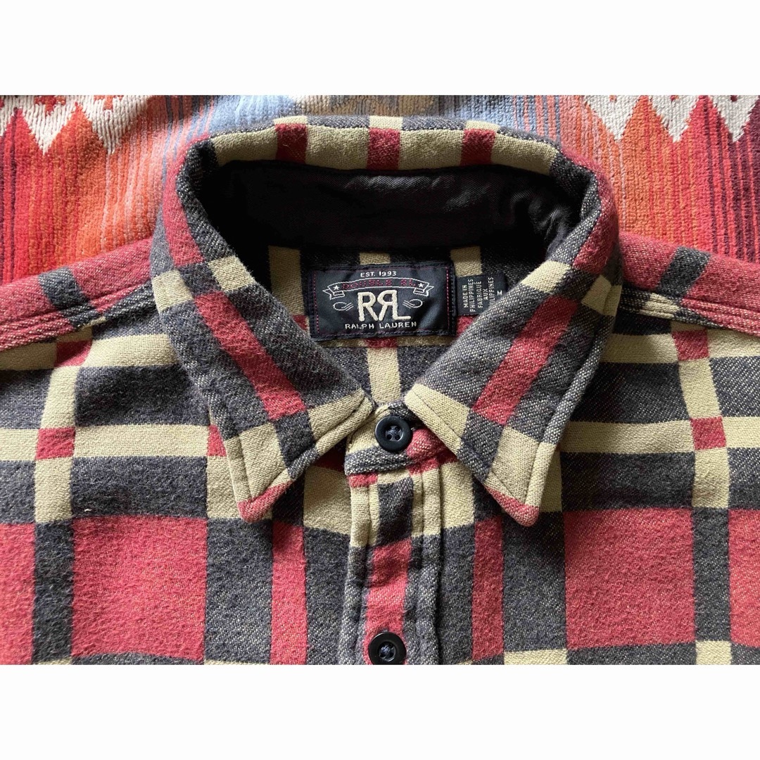 RRL(ダブルアールエル)の【美品】RRL ダブルアールエル ブランケット シャツM ポロ ラルフローレン メンズのトップス(シャツ)の商品写真