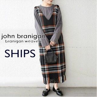 SHIPS別注 JOHN BRANIGAN ワンピース 0130(ひざ丈ワンピース)