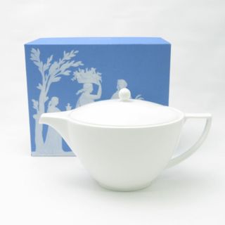 ウェッジウッド(WEDGWOOD)の美品 WEDGWOOD ウェッジウッド ジャスパーコンラン ティーポット 茶器 SO971A2 (その他)