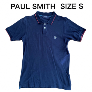 ポールスミス(Paul Smith)のPAUL SMITH ポール スミス ポロシャツ ゼブラ ネイビー サイズS(ポロシャツ)