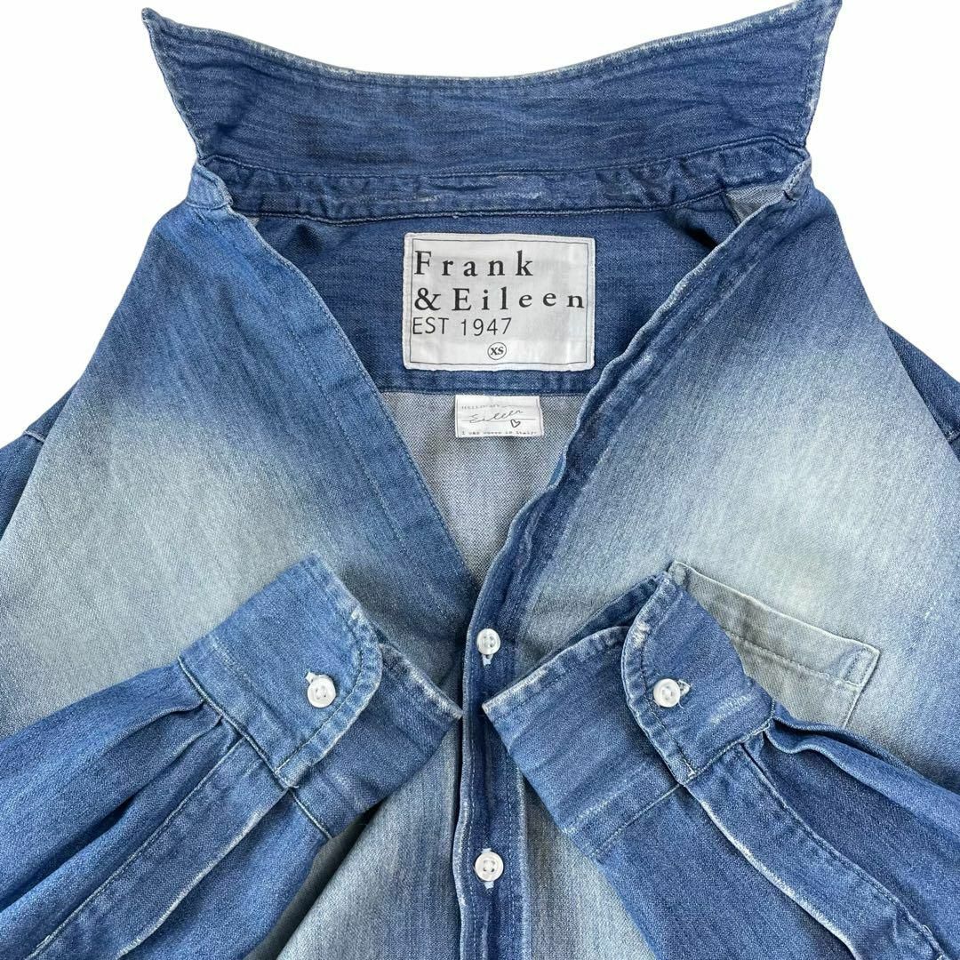 Frank&Eileen - 美品♪ フランク&アイリーン デニムシャツ ゆったり Frank&Eileen - 美品♪ フランク&アイリーン デニムシャツ ゆったり