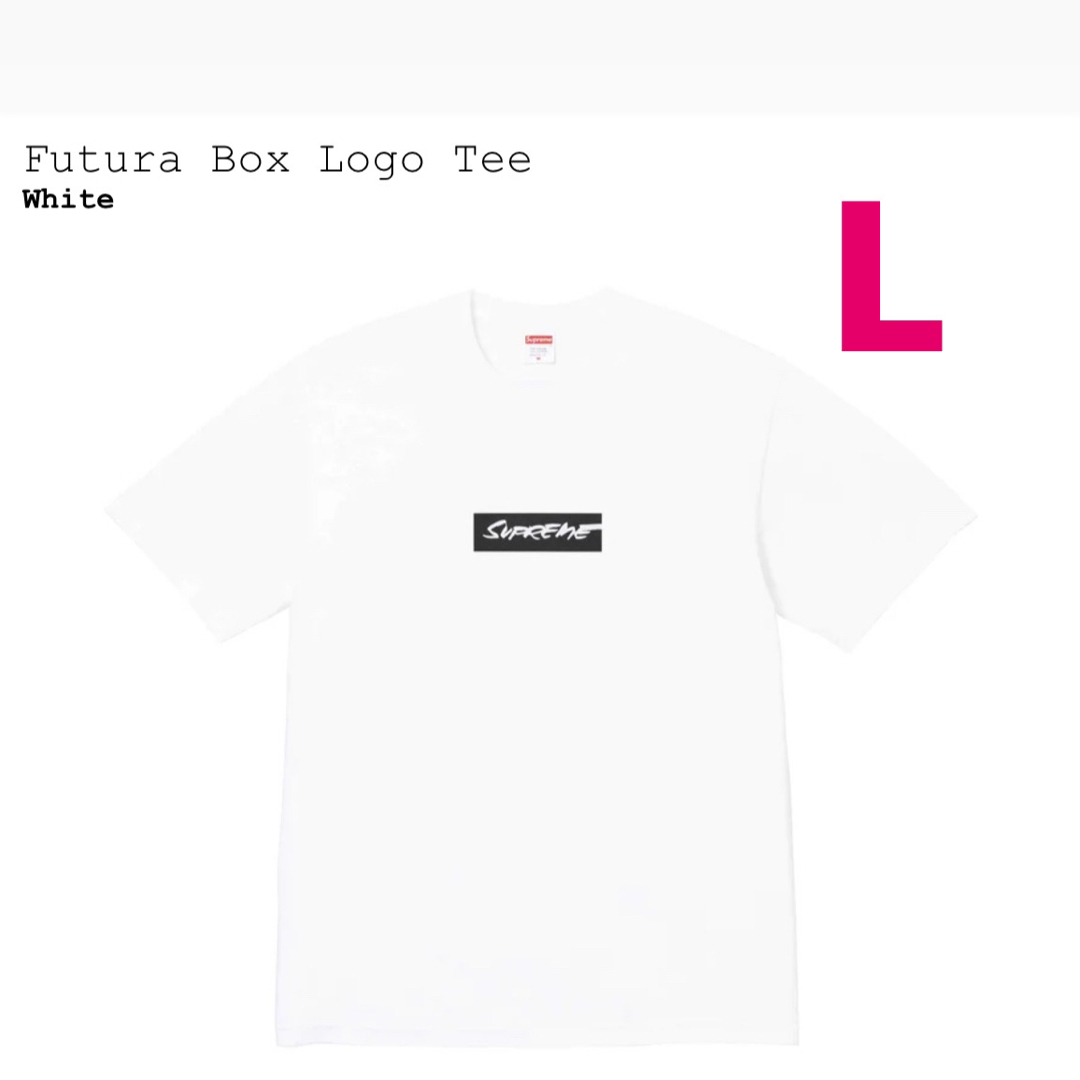 Supreme(シュプリーム)のSupreme Futura Box Logo Tee white L メンズのトップス(Tシャツ/カットソー(半袖/袖なし))の商品写真