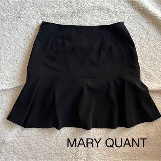 マリークワント(MARY QUANT)の極美品　MARY QUANTマリークワント　スカート　ブラック無地(ミニスカート)