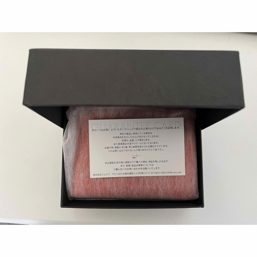 m+(エムピウ)のmillefoglieⅡ P25 quadretti red メンズのファッション小物(折り財布)の商品写真