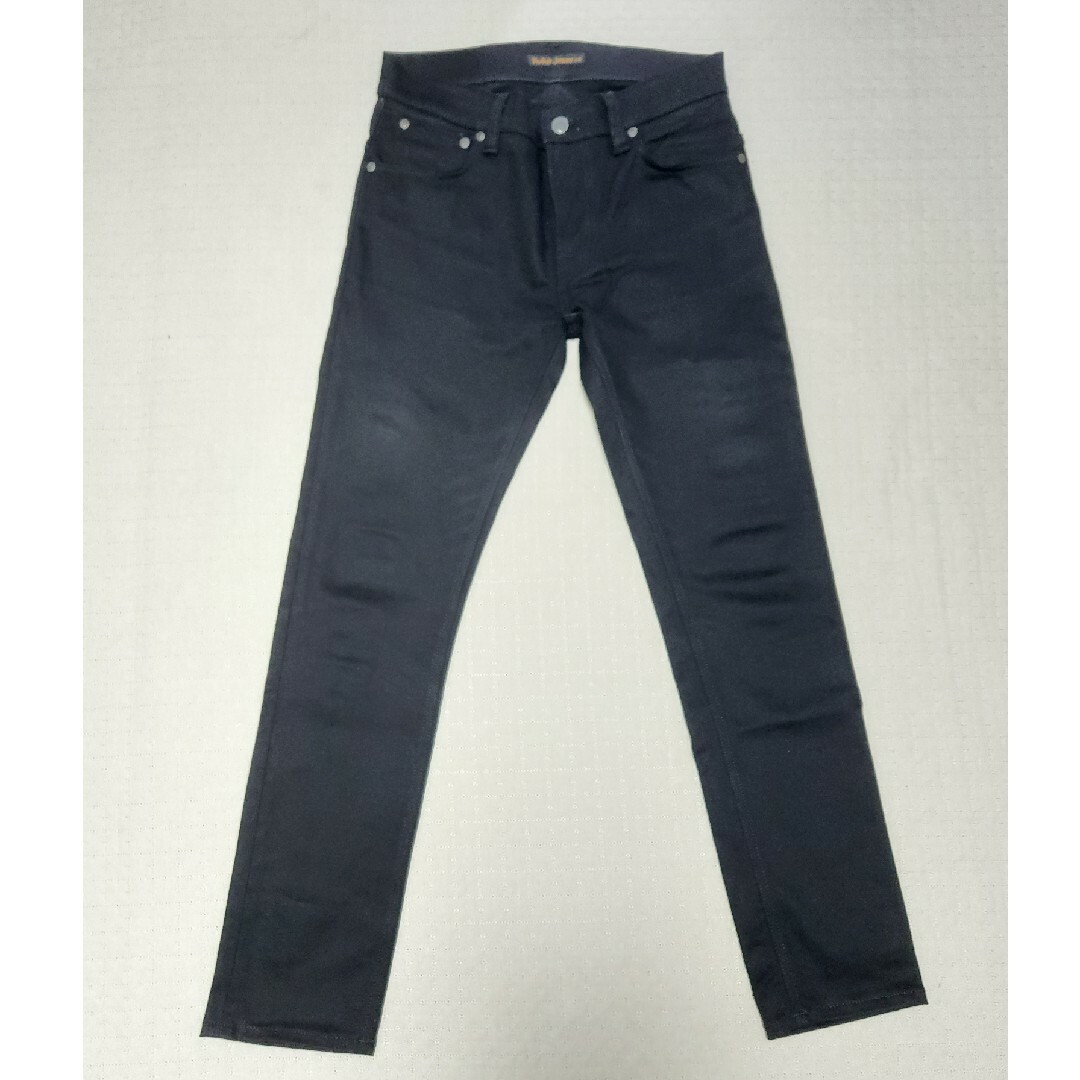 Nudie Jeans(ヌーディジーンズ)のヌーディージーンズ Thin Finn スリムフィットジーンズ 黒 メンズのパンツ(デニム/ジーンズ)の商品写真