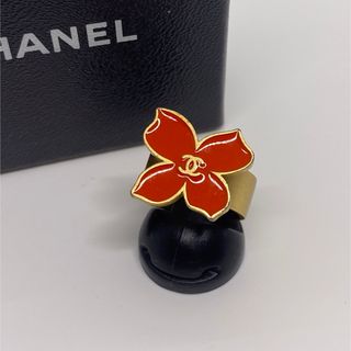 ［正規品］CHANEL メタル系 カメリア リング　サイズ13号