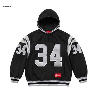 シュプリーム(Supreme)の【Mサイズ】Football Zip Up Hooded Sweatshirt(パーカー)