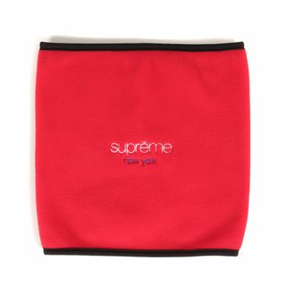 シュプリーム(Supreme)の美品 Supreme シュプリーム 16AW Polartec Fleece Neck Gaiter クラシックロゴ ポーラテックフリース ネックゲイター ネックウォーマー レッド 【メンズ】【中古】(ネックウォーマー)