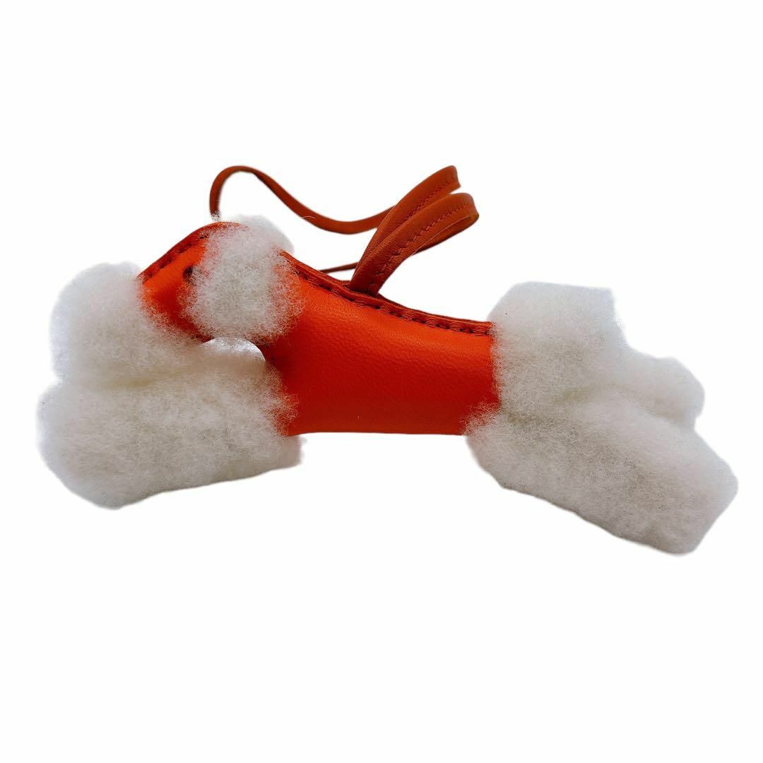 Hermes(エルメス)のエルメス　バディ　チャーム　U バーキン　犬　オレンジ　ブランド　動物 レディースのアクセサリー(チャーム)の商品写真