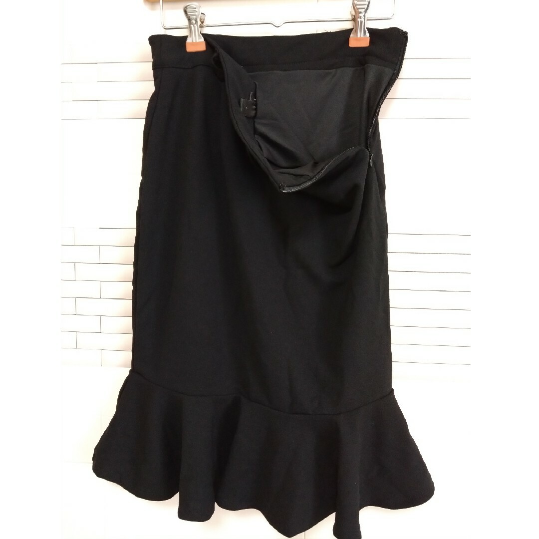 SHEIN(シーイン)のシーイン おしゃれ きれいめ スカート サイズS マーメイド ブラック レディースのスカート(ひざ丈スカート)の商品写真