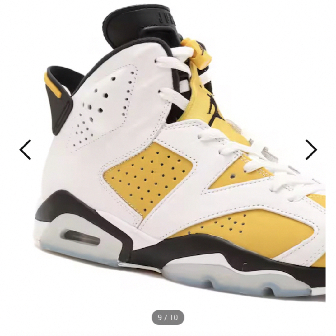 Jordan Brand（NIKE）(ジョーダン)のAIR JORDAN 6 RETRO WHITE/YELLOW  メンズの靴/シューズ(スニーカー)の商品写真