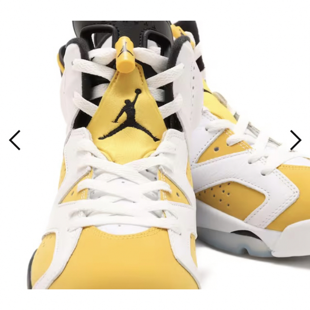 Jordan Brand（NIKE）(ジョーダン)のAIR JORDAN 6 RETRO WHITE/YELLOW  メンズの靴/シューズ(スニーカー)の商品写真