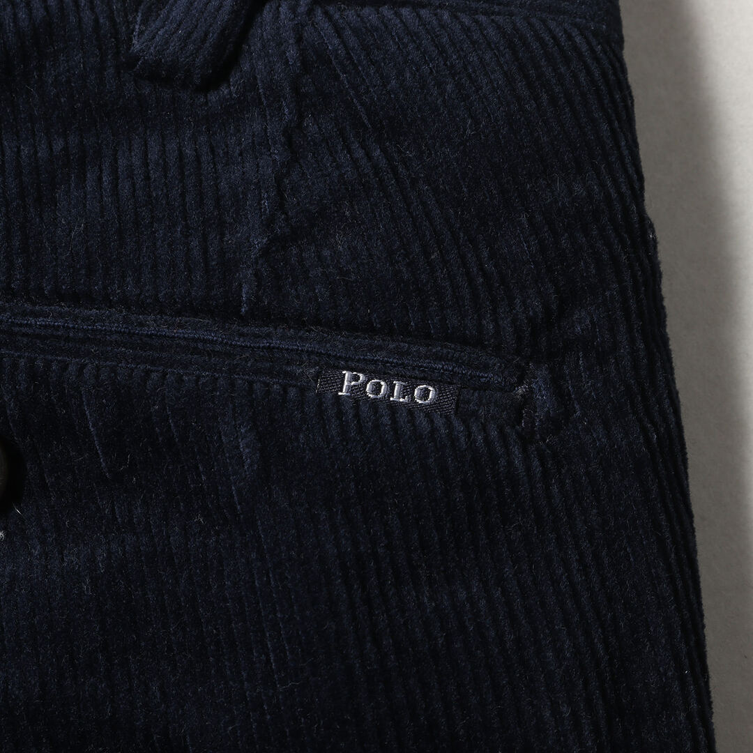 POLO RALPH LAUREN(ポロラルフローレン)のPOLO Ralph Lauren ポロ ラルフローレン パンツ サイズ:28×30 ストレッチ コーデュロイ スラックスパンツ SLIM FIT ネイビー 紺 ボトムス ズボン【メンズ】【中古】 メンズのパンツ(スラックス)の商品写真