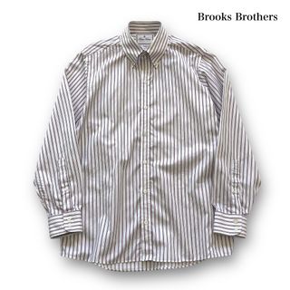 ブルックスブラザース(Brooks Brothers)の【Brooks Brothers】THOMAS MASON ストライプ長袖シャツ(シャツ)