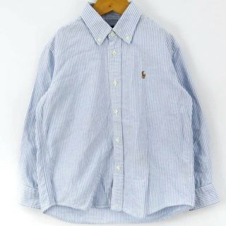 ポロラルフローレン(POLO RALPH LAUREN)のポロラルフローレン　ストライプシャツ　キッズ　110(ブラウス)